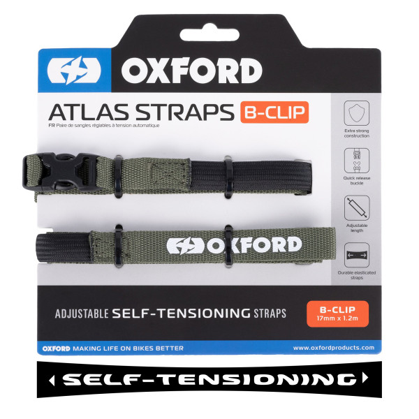 Oxford ATLAS B CLIP[ 17mm x 1.2M Lichen(pair)